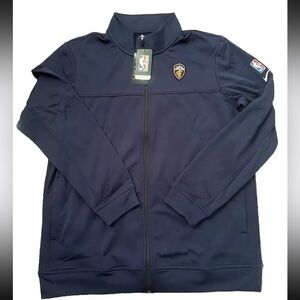 Nike Cleveland Cavaliers jacket navy blue zipper NWT XXL-TALL